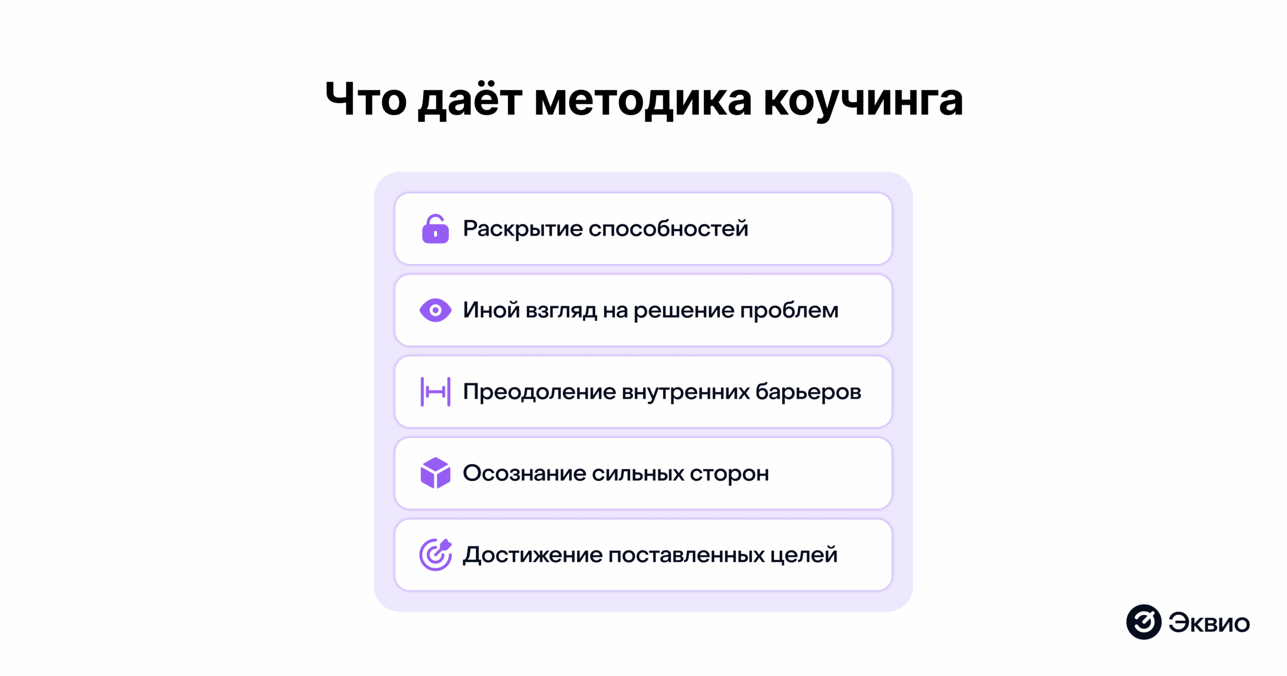 Что дает методика коучинга