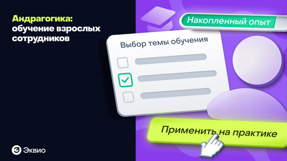 Андрагогика: обучение взрослых сотрудников